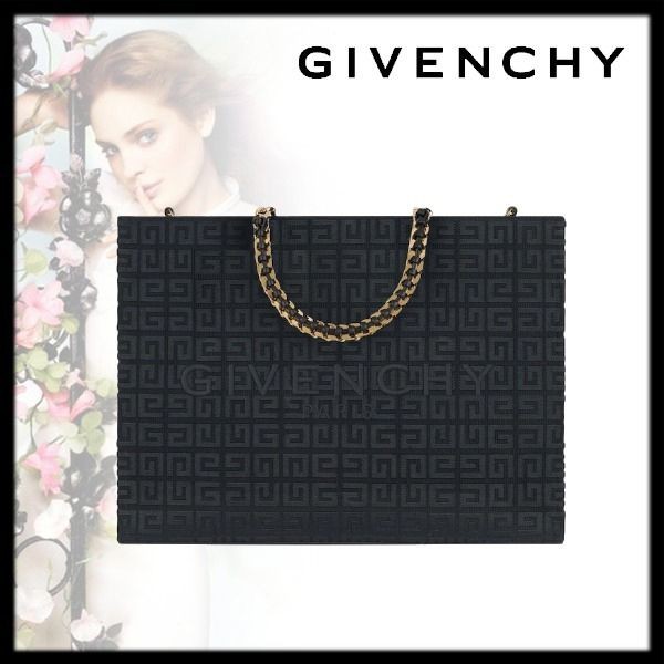 【ジバンシイ GIVENCHY】完売必至4G 刺繍入り キャンバス G トートバッグ BB50QPB1LS-001